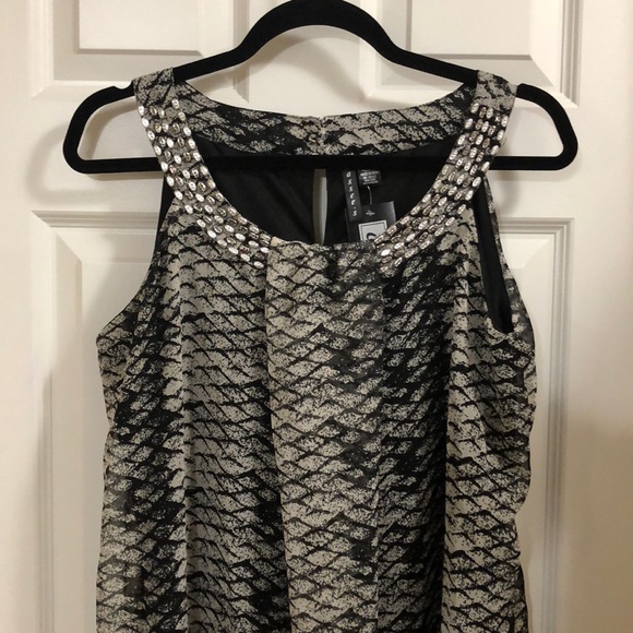 Lovely semi-sheer print maxi dress - Picture 2 of 8